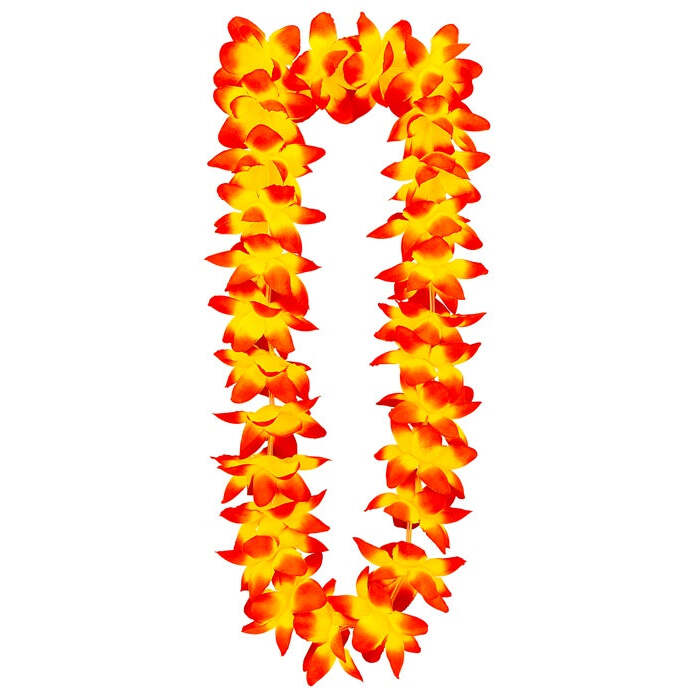 Orange Hawaiian Lei