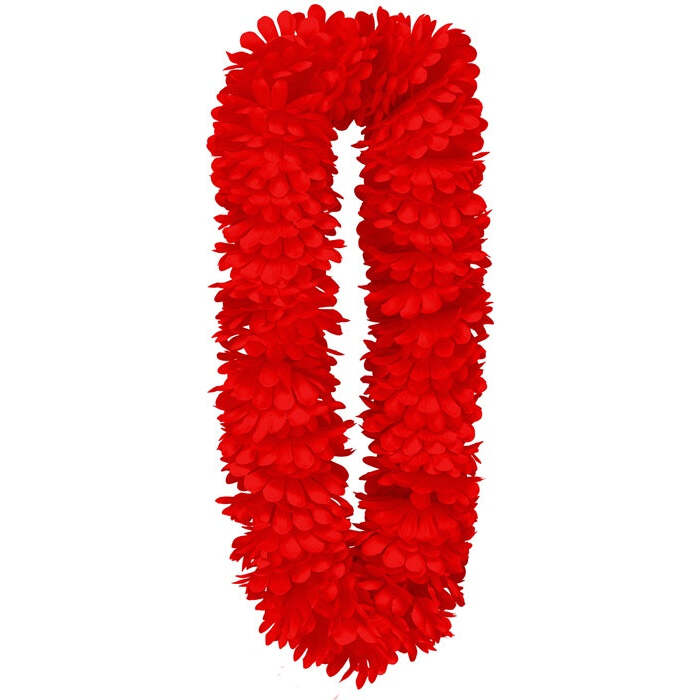 Red Hawaiian Lei