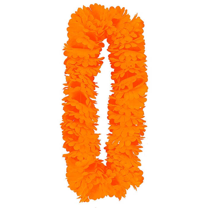 Orange Hawaiian Lei