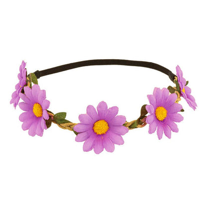Purple Flower Headband