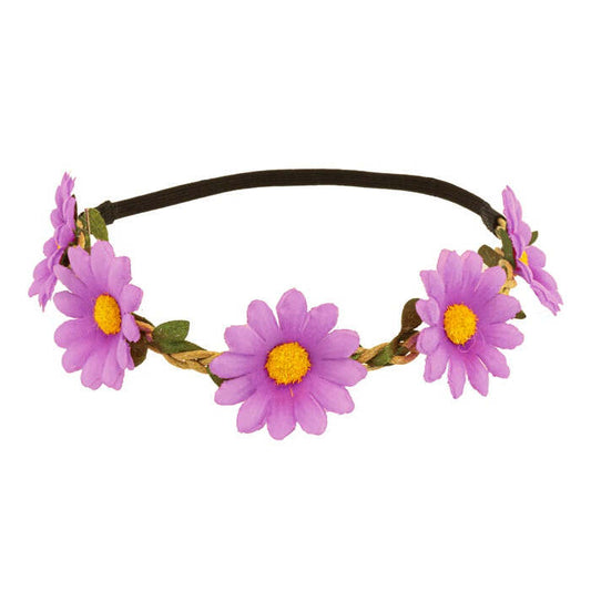 Purple Flower Headband