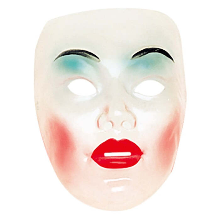 Plastic Woman Transparent Mask