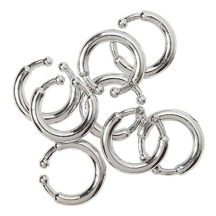 Set Of 8 Clip-On Piercings