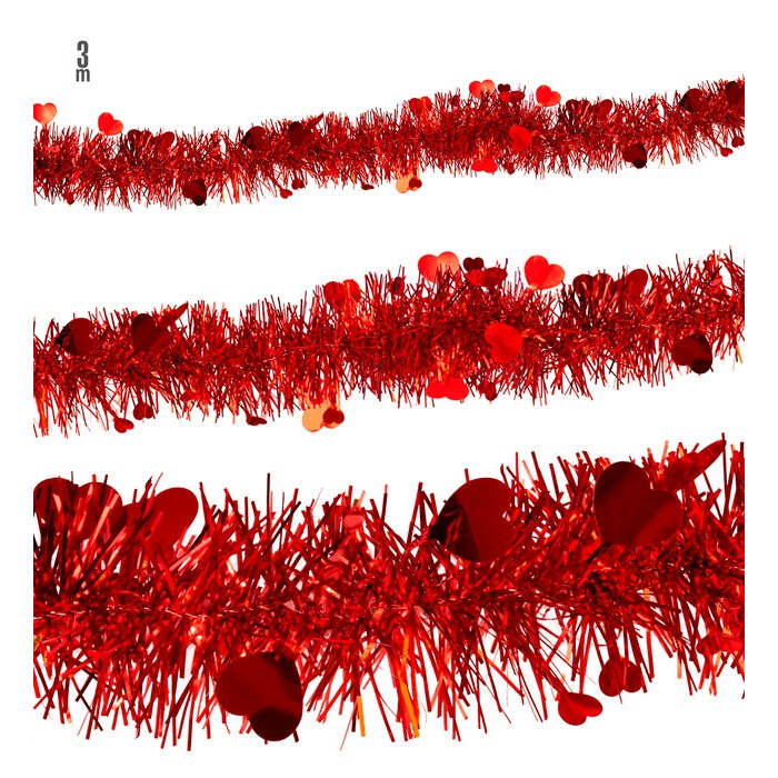St. Valentine'S Day Tinsel Garland 3 M