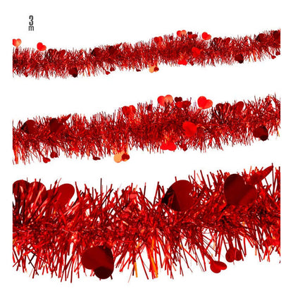St. Valentine'S Day Tinsel Garland 3 M