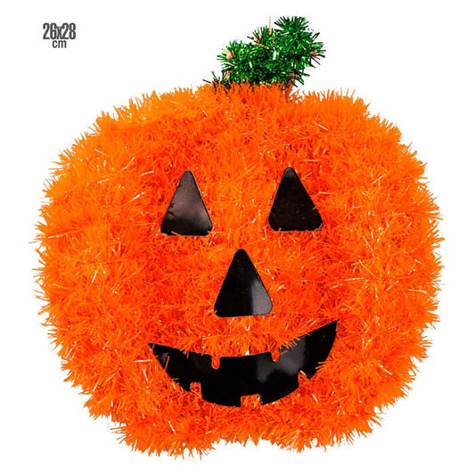 Tinsel Pumpkin 26X28 Cm