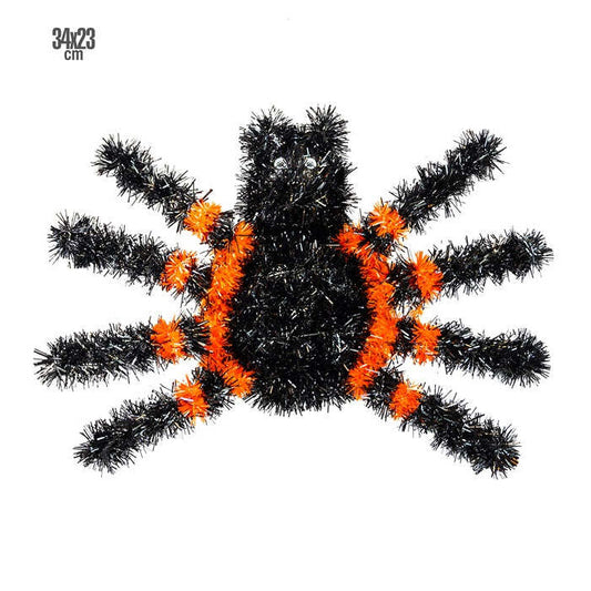 Tinsel Spider 34X23 Cm