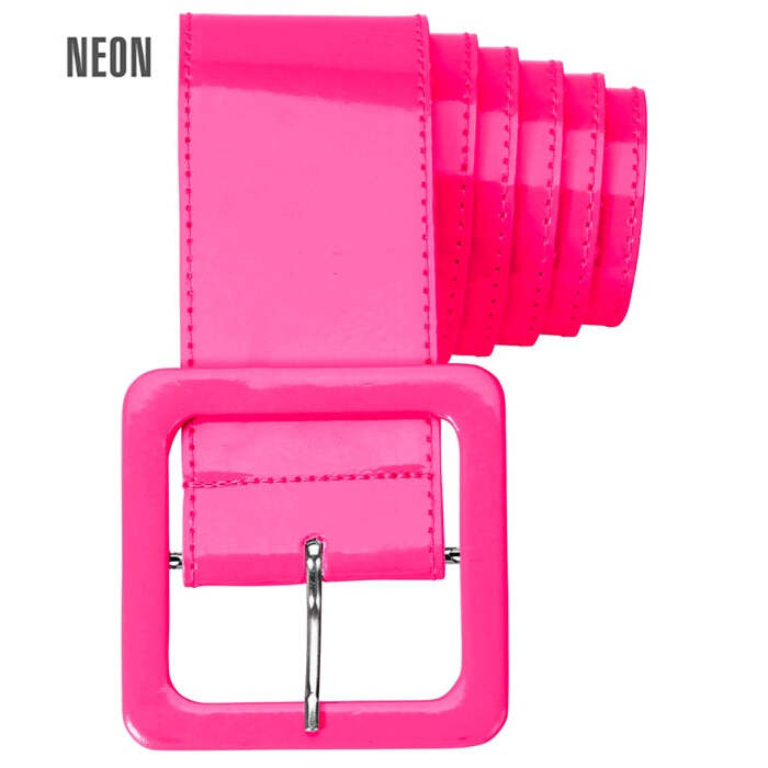Neon Pink Vinyl Belt