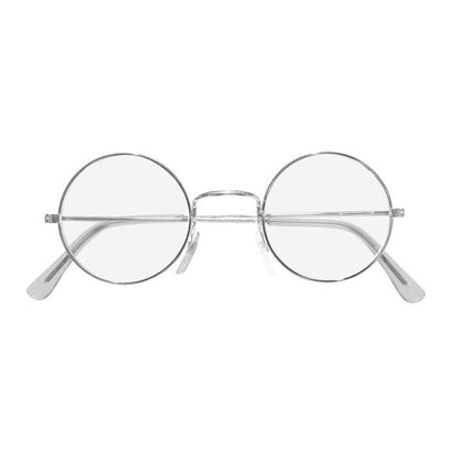 Silver Glasses With Lenses Round Shape