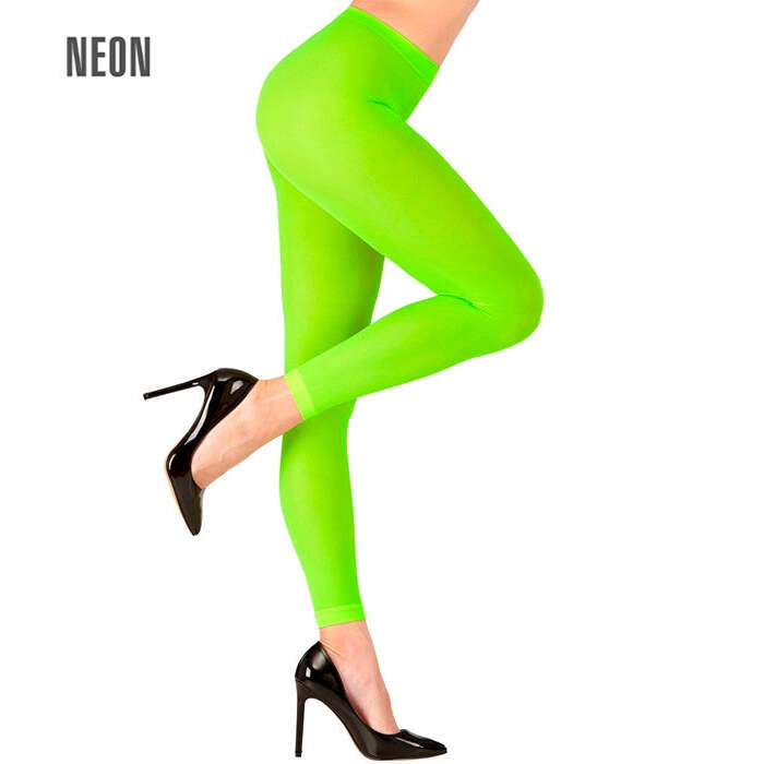 Neon Green Leggings 70 Den