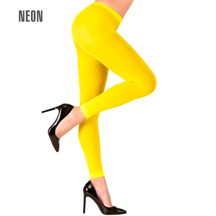 Neon Yellow Leggings 70 Den