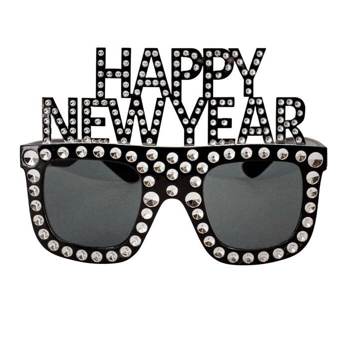 Happy New Year Glasses