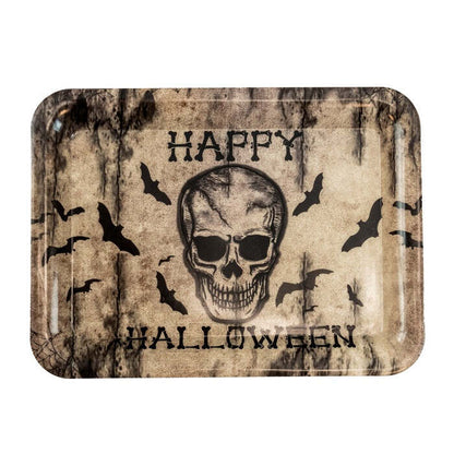 Happy Halloween Skull Tray 33 X 24 Cm