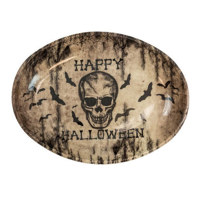 Happy Halloween Skull Bowl 40 X 30,5 Cm