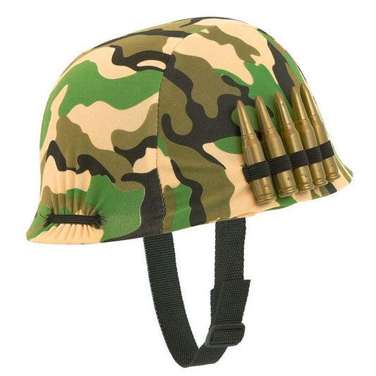 Soldier Helmet With Bullets