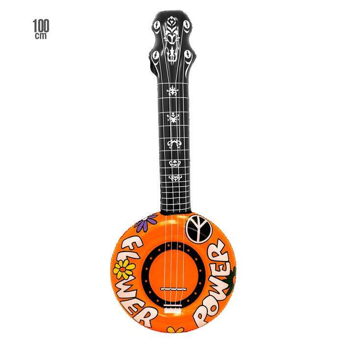 Orange Inflatable Banjo 100 Cm