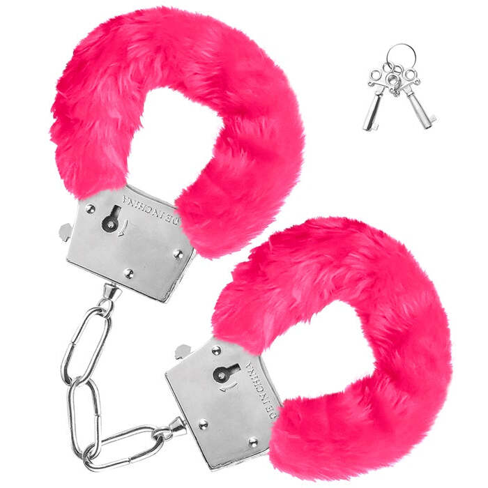 Pink Furry Handcuffs