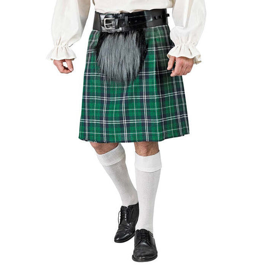 Kilt With Plush Purse Adjutable Size From S To Xl 