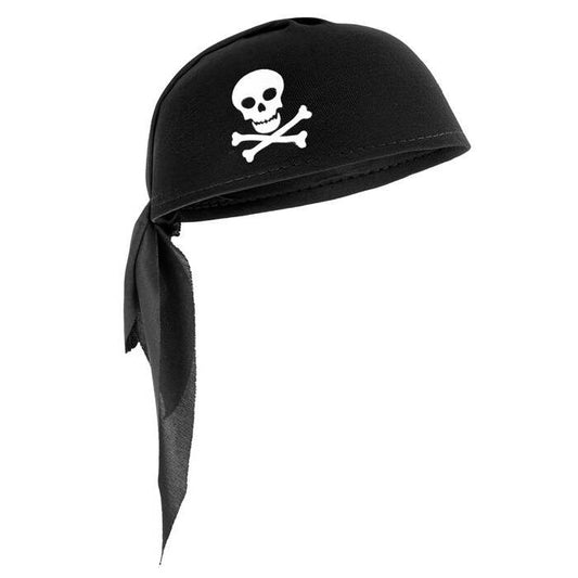Black Fabric Pirate Hat