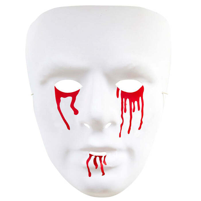 Pvc Bleeding Eyes & Mouth Mask