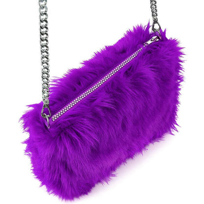 “Handbag Long Plush Purple”