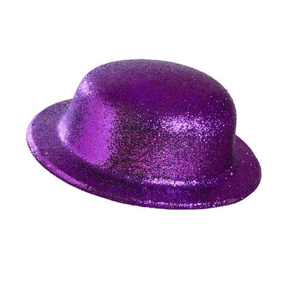 Purple  Bowler Hat