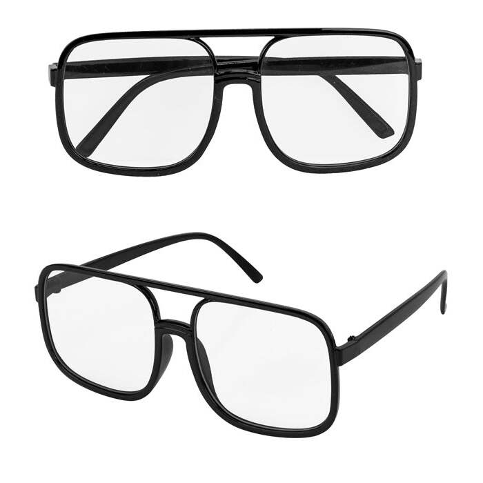 The 90S Hip Hop Glasses With Transparent Lenses