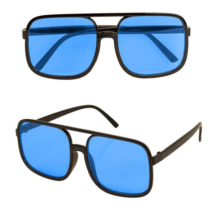 The 90S Hip Hop Glasses With Azure Lenses