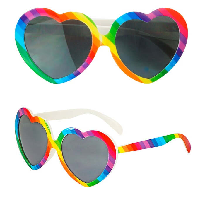 Rainbow Heart Glasses