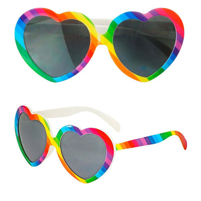 Rainbow Heart Glasses