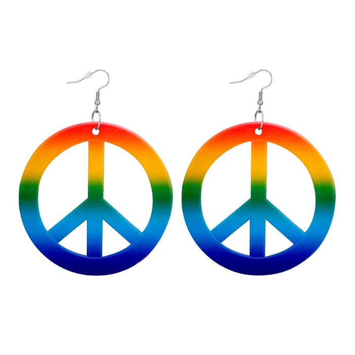Rainbow Hippie Earrings 