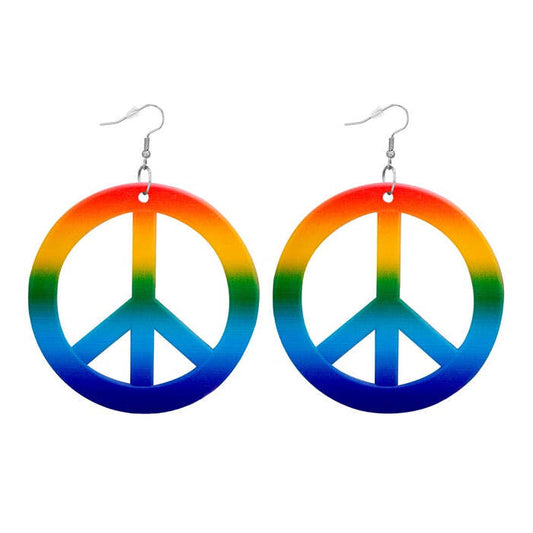 Rainbow Hippie Earrings 