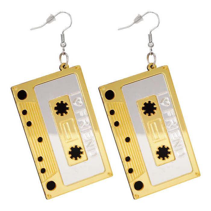 The 80S Cassette Tape Earrings 
