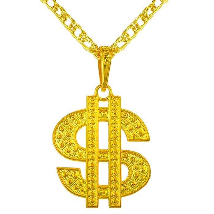 Dollar Necklace With Quality Chain &amp; Pendant - 70 Cm 