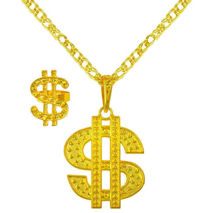 Dollar Set  Necklace & Ring 