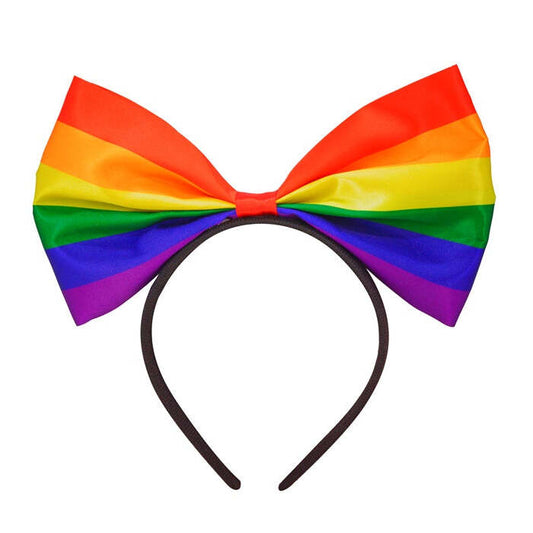 Rainbow Bow Headband