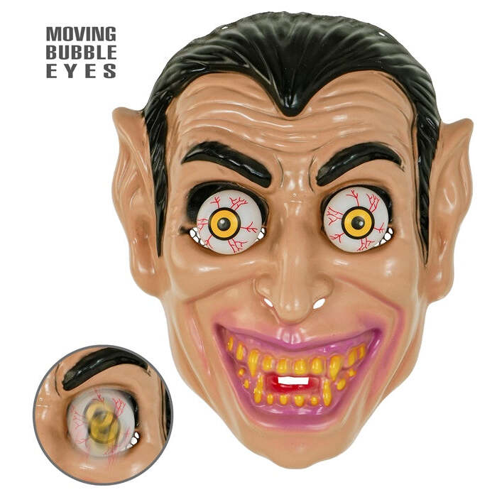 Mask Goggly Eyes Vampire Hard Pvc