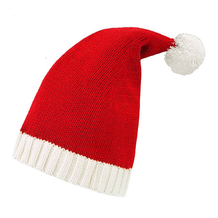 Hat Santa Claus Knitted