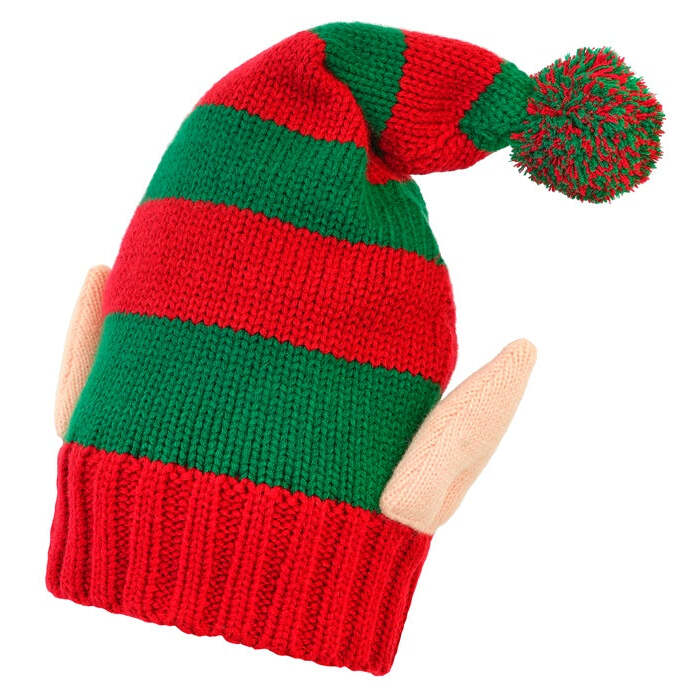 Hat Santa'S Little Helper Elf Knitted