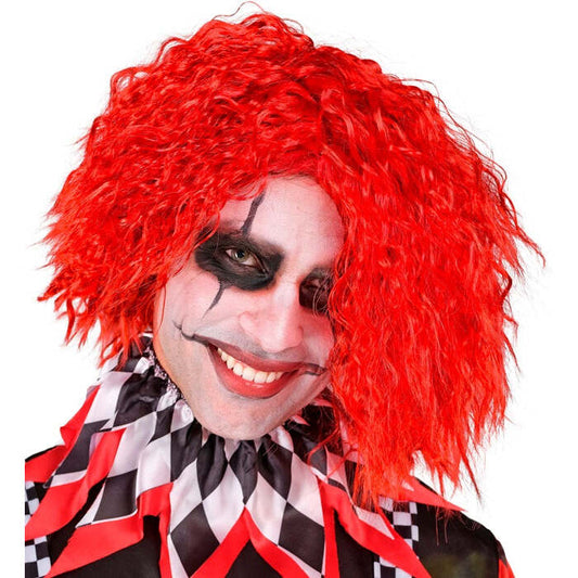 Red Sinsiter Clown Wig In Box