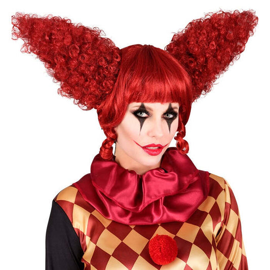 Vintage Creepy Clown Wig In Box