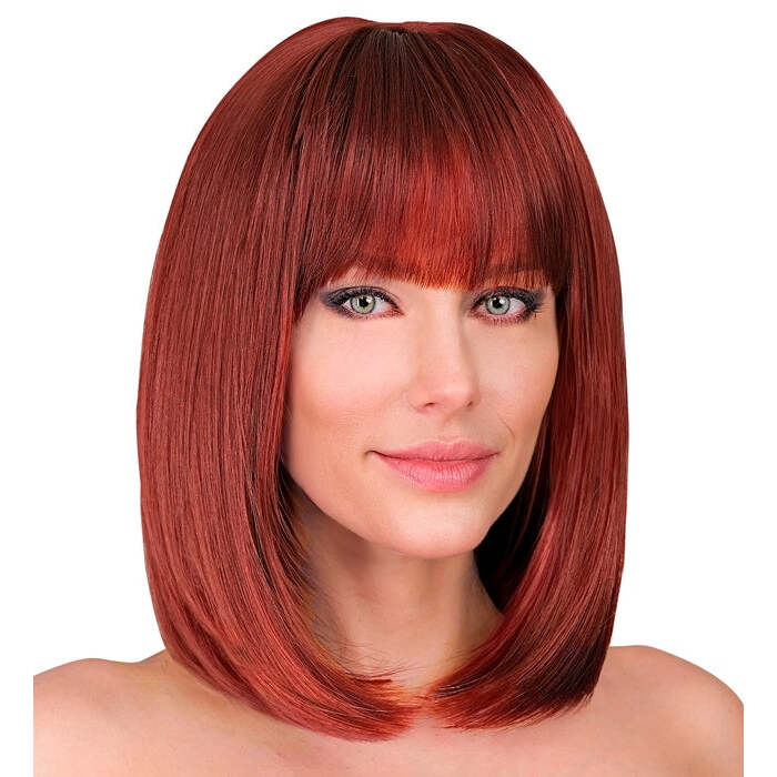 Burgundy Layla Dream Hair Wig In Color Box