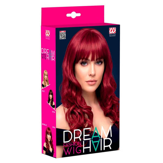 Red Michelle Dream Hair Wig In Color Box