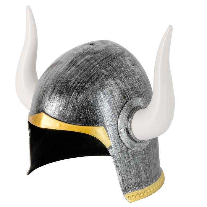 Viking Helmet Hard Plastic - Adult Size