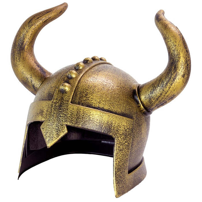 Viking Helmet Hard Plastic - Adult Size