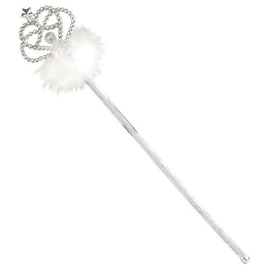 Magic Wand With White Marabou