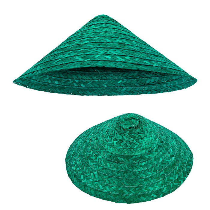 Green Straw Vietkong Hat
