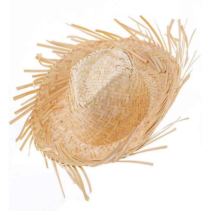 Natural Straw Gringo Hat