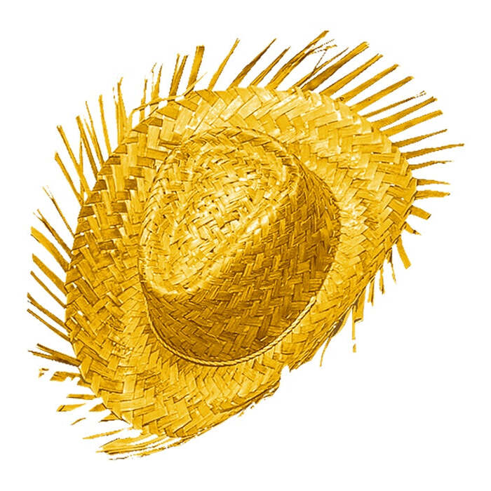 Yellow Straw Gringo Hat