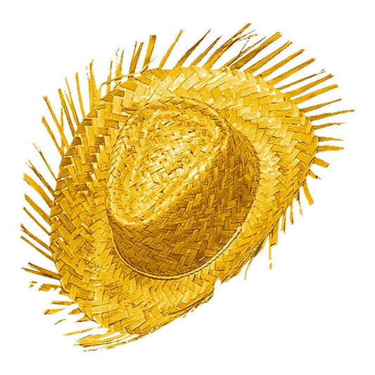 Yellow Straw Gringo Hat